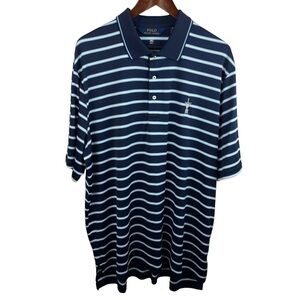 Polo Ralph Lauren | Navy White Stripe US Open Golf Torrey Pines Polo Shi…